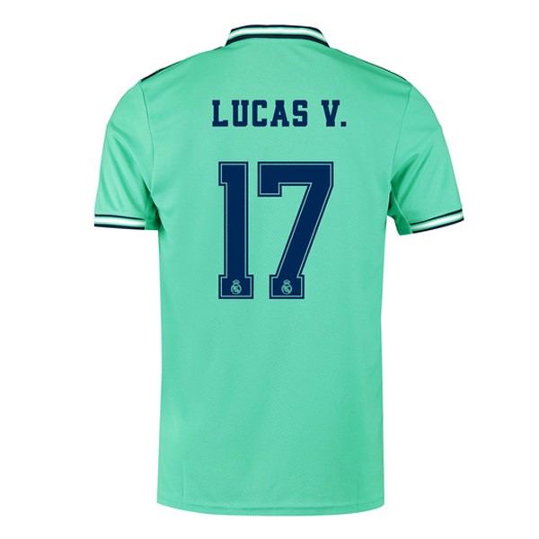 Camiseta Real Madrid NO.17 Lucas V. 3ª Kit 2019 2020 Verde